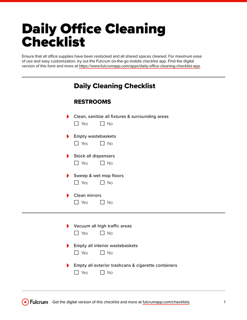 A Guide to Daily Office Cleaning