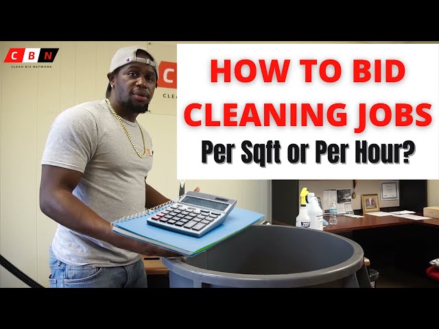 A Step-by-Step Guide to Calculating Bids for Office Cleaning