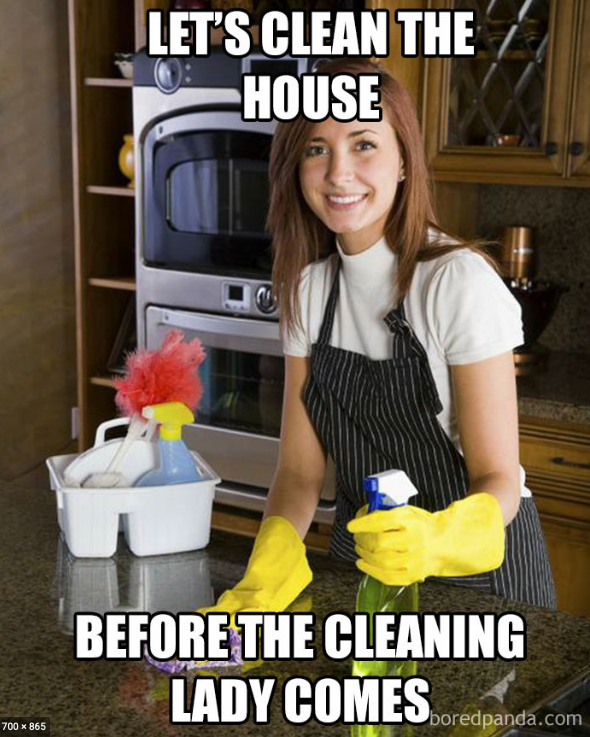 Do You Clean Before The Cleaner?