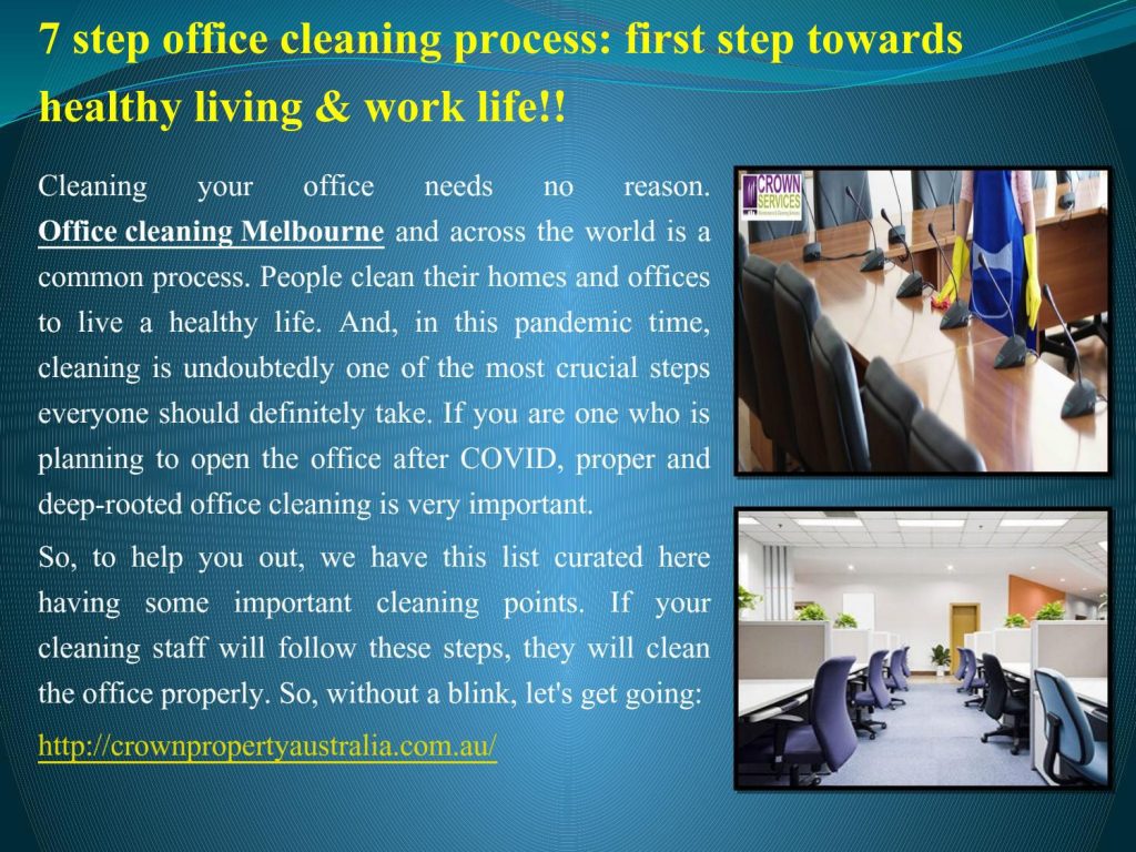 The Essential First Step in Office Cleaning