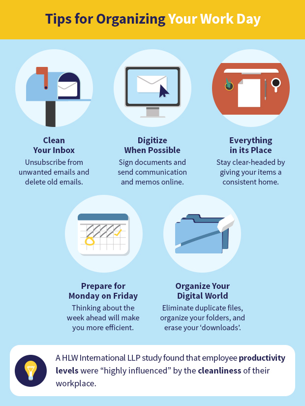 Tips for Maintaining a Clean and Organized Workplace